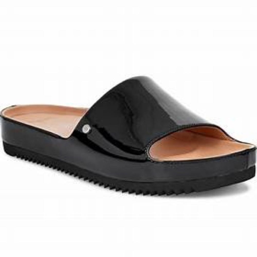 UGG Jane Patent Platform Slide Sandal NIB 6.5& 7.5 - Picture 2 of 8